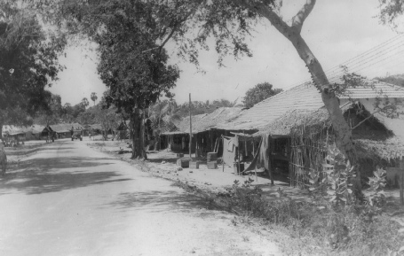Village in Ceylon 1940s.
